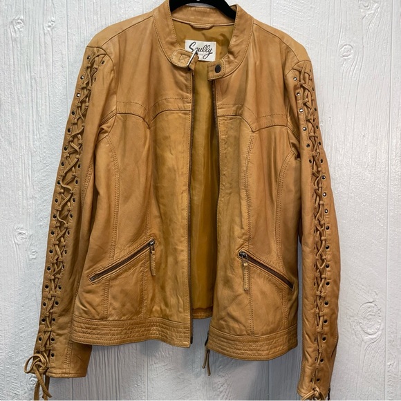 Vintage Scully Women’s Genuine Leather Rockstar Jacket! Real Nubuck Leather! - Picture 10 of 16